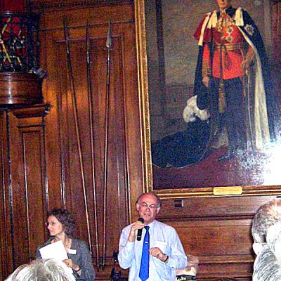 Peter Byford Introduces Georgina Ferry (overlooked by King George VI)